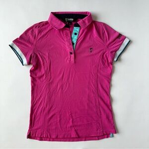TredStep Ladies Performance Polo Shirt in Pink Size Small